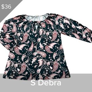 LuLaRoe Debra peasant top